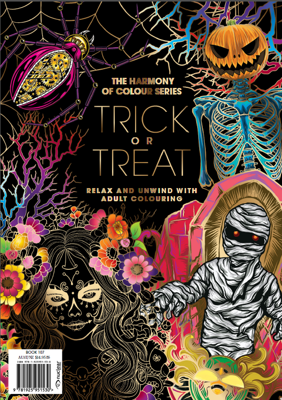 Colouring Book Trick or Treat by Nuclear Media - Instant Download Digital Product