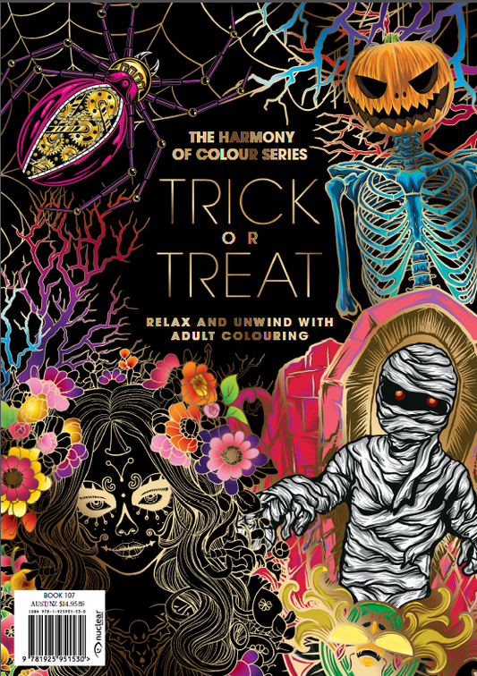 Colouring Book Trick or Treat by Nuclear Media - Instant Download Digital Product